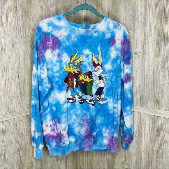 Looney Tunes Vintage Cartoon Crew Sweatshirt - Picture 1 of 6